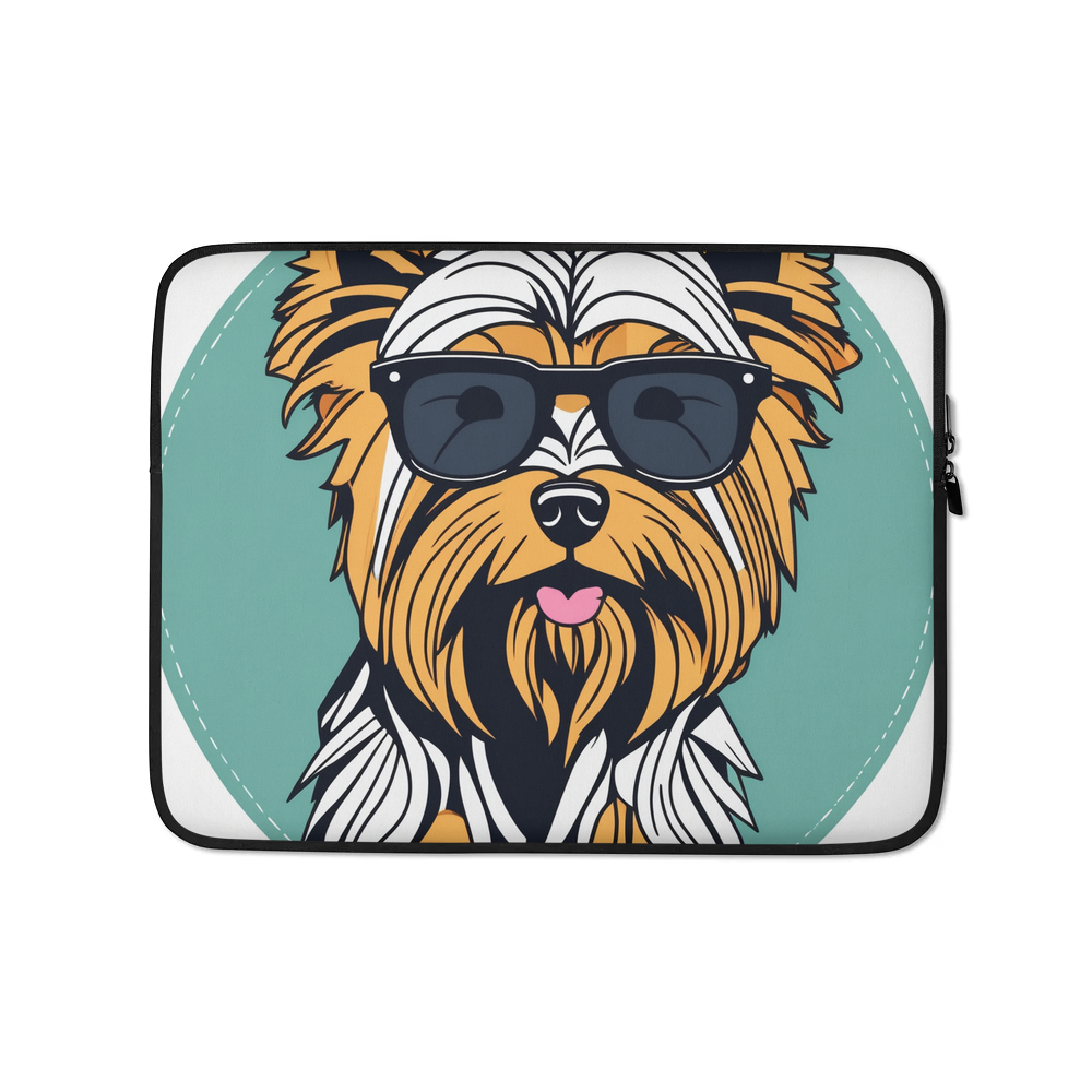 PugMug Custom Yorkshire Terrier Laptop Sleeve