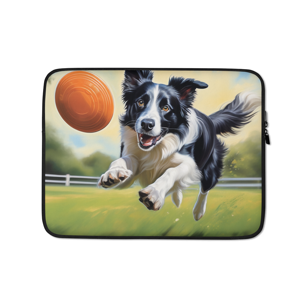 PugMug Custom Border Collie Laptop Sleeve