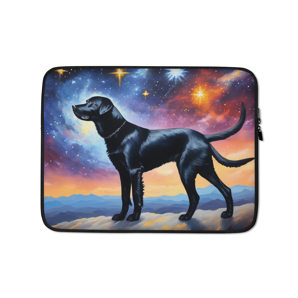 PugMug Custom Black Labrador Retriever Laptop Sleeve