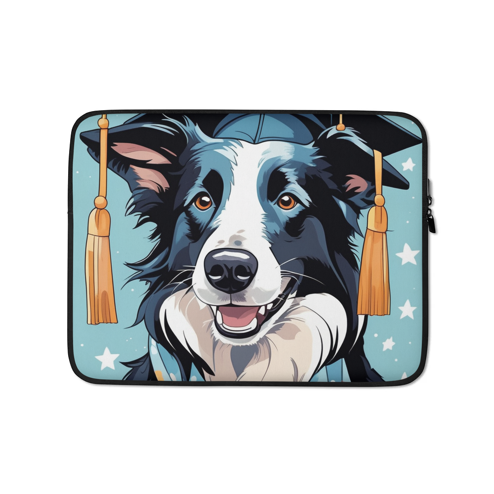 PugMug Custom Border Collie Laptop Sleeve