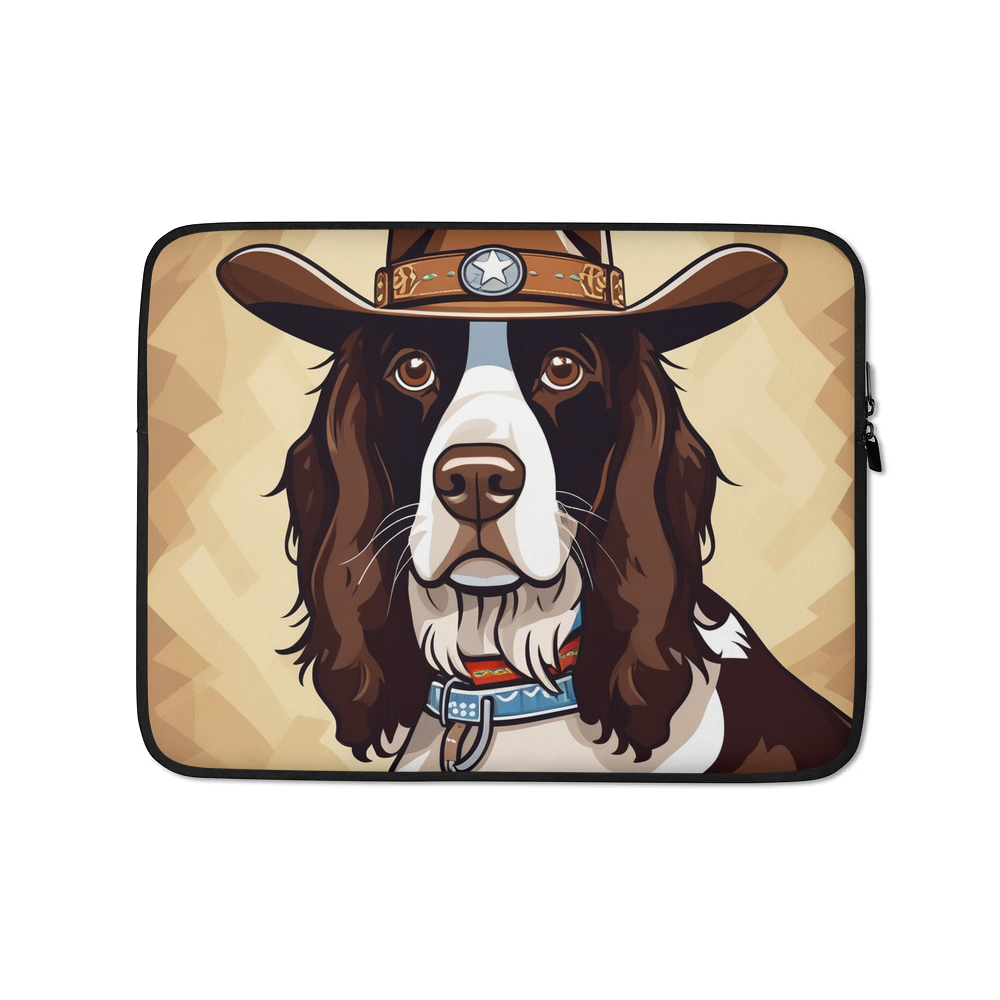 PugMug Custom English Springer Spaniel Laptop Sleeve