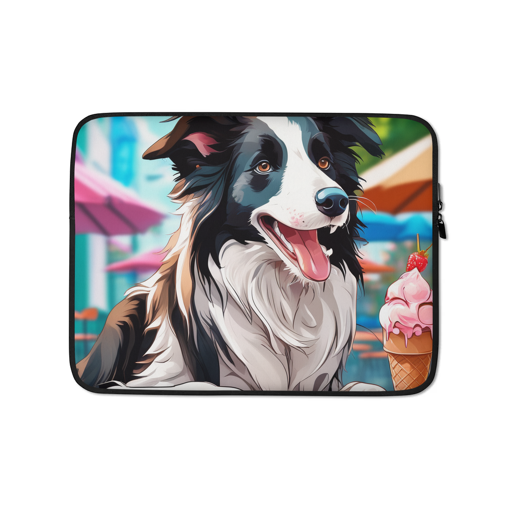PugMug Custom Border Collie Laptop Sleeve
