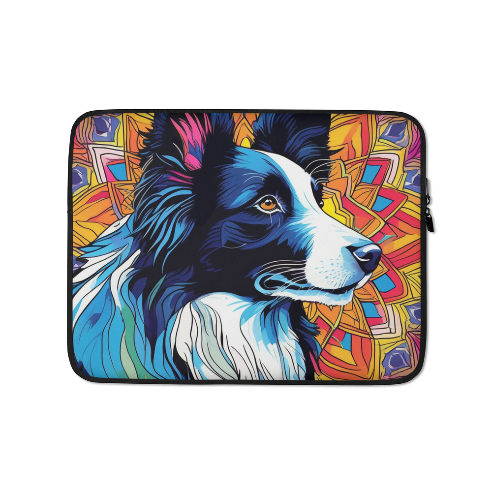PugMug Custom Border Collie Laptop Sleeve
