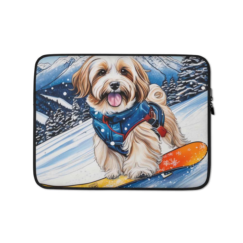 PugMug Custom Tan Havanese Dog Laptop Sleeve