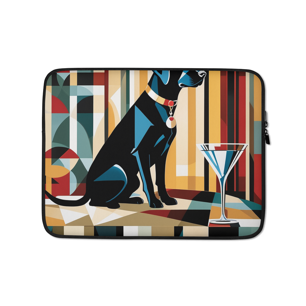 PugMug Custom Black Labrador Retriever Laptop Sleeve