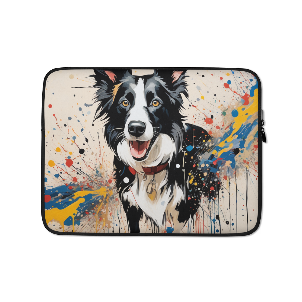 PugMug Custom Border Collie Laptop Sleeve