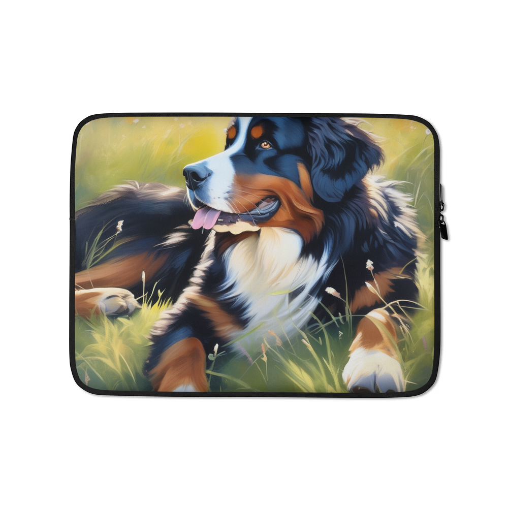 PugMug Custom Bernese Mountain Dog Laptop Sleeve