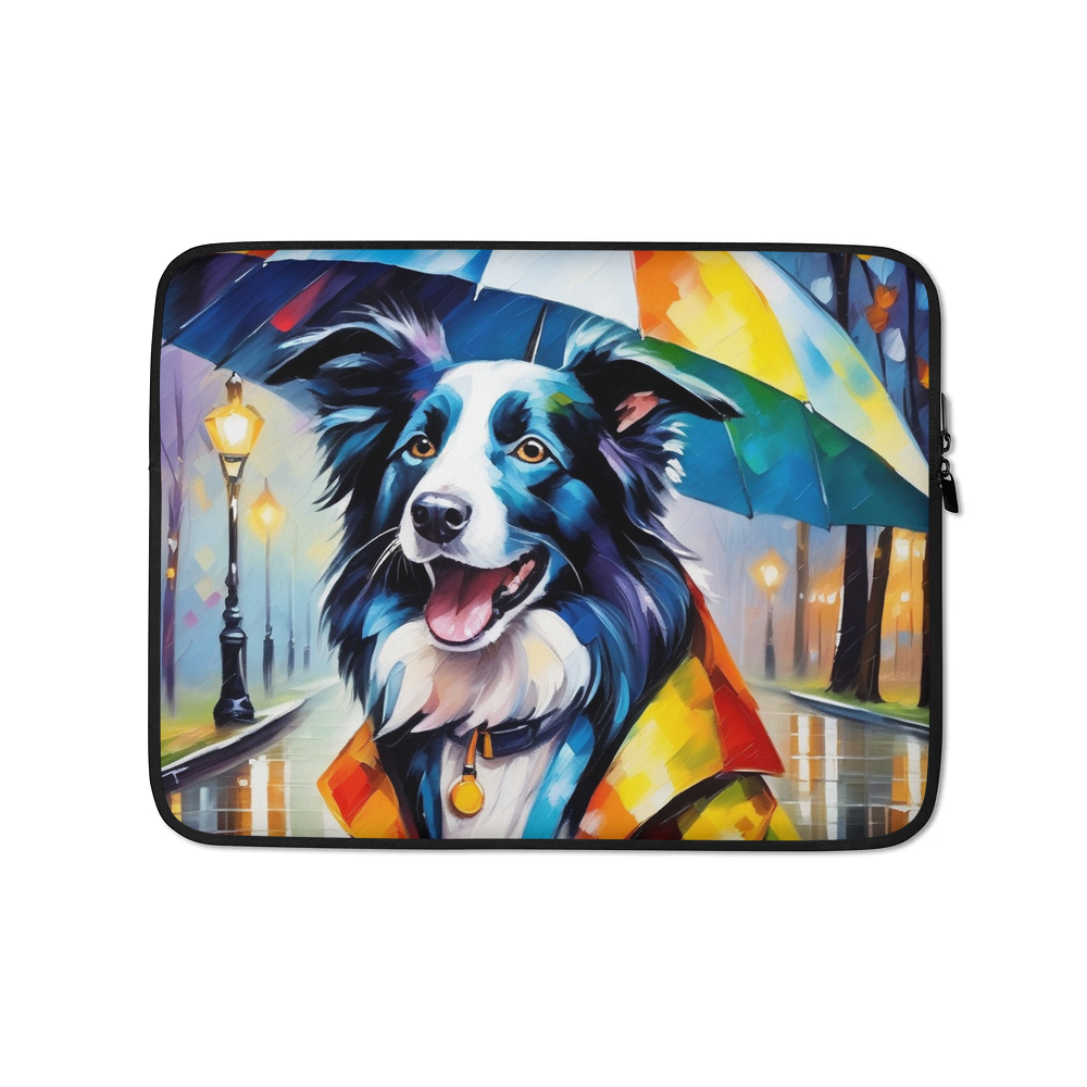 PugMug Custom Border Collie Laptop Sleeve