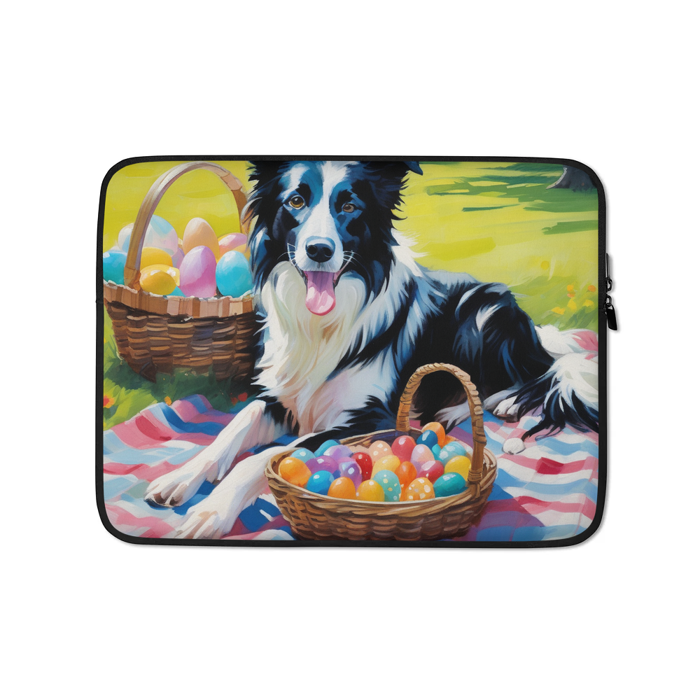 PugMug Custom Border Collie Laptop Sleeve