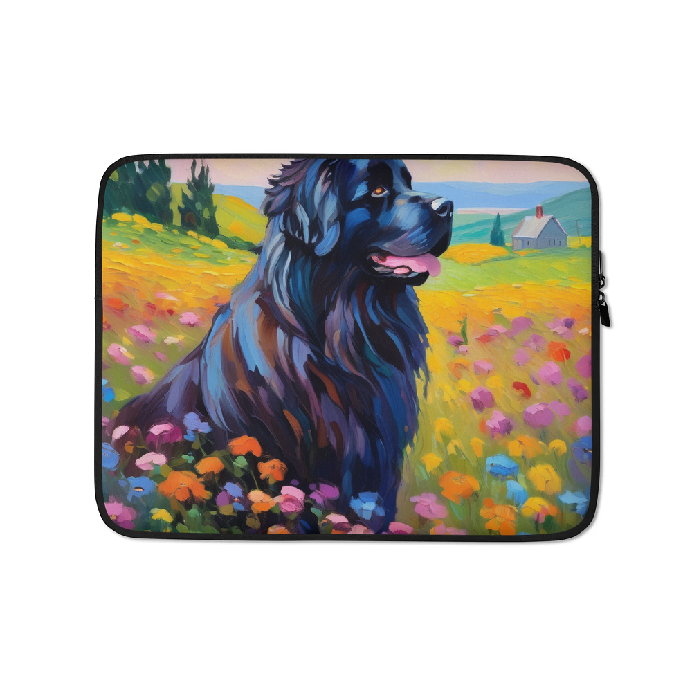 PugMug Custom Newfoundland Laptop Sleeve