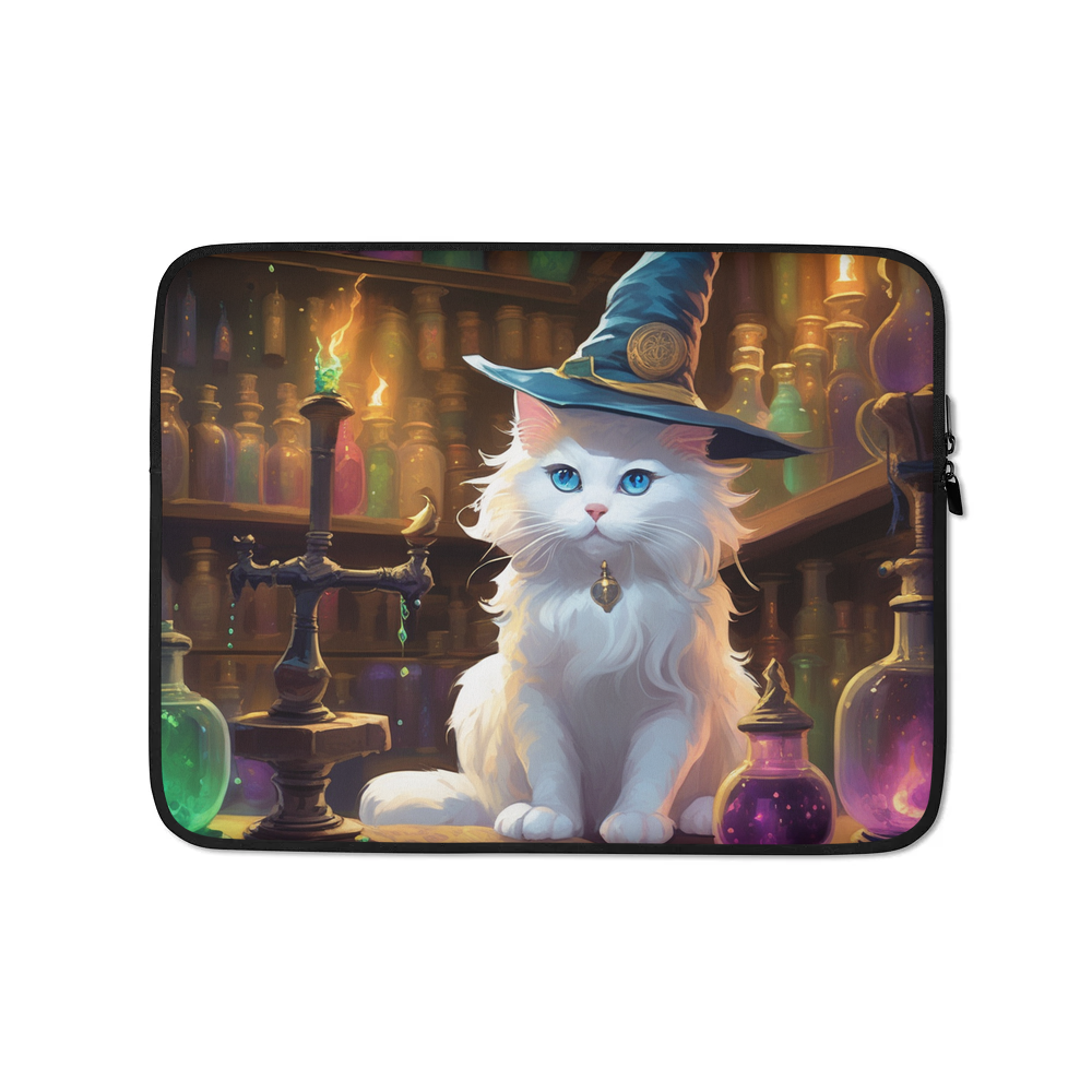 PugMug Custom White Ragdoll Cat Laptop Sleeve