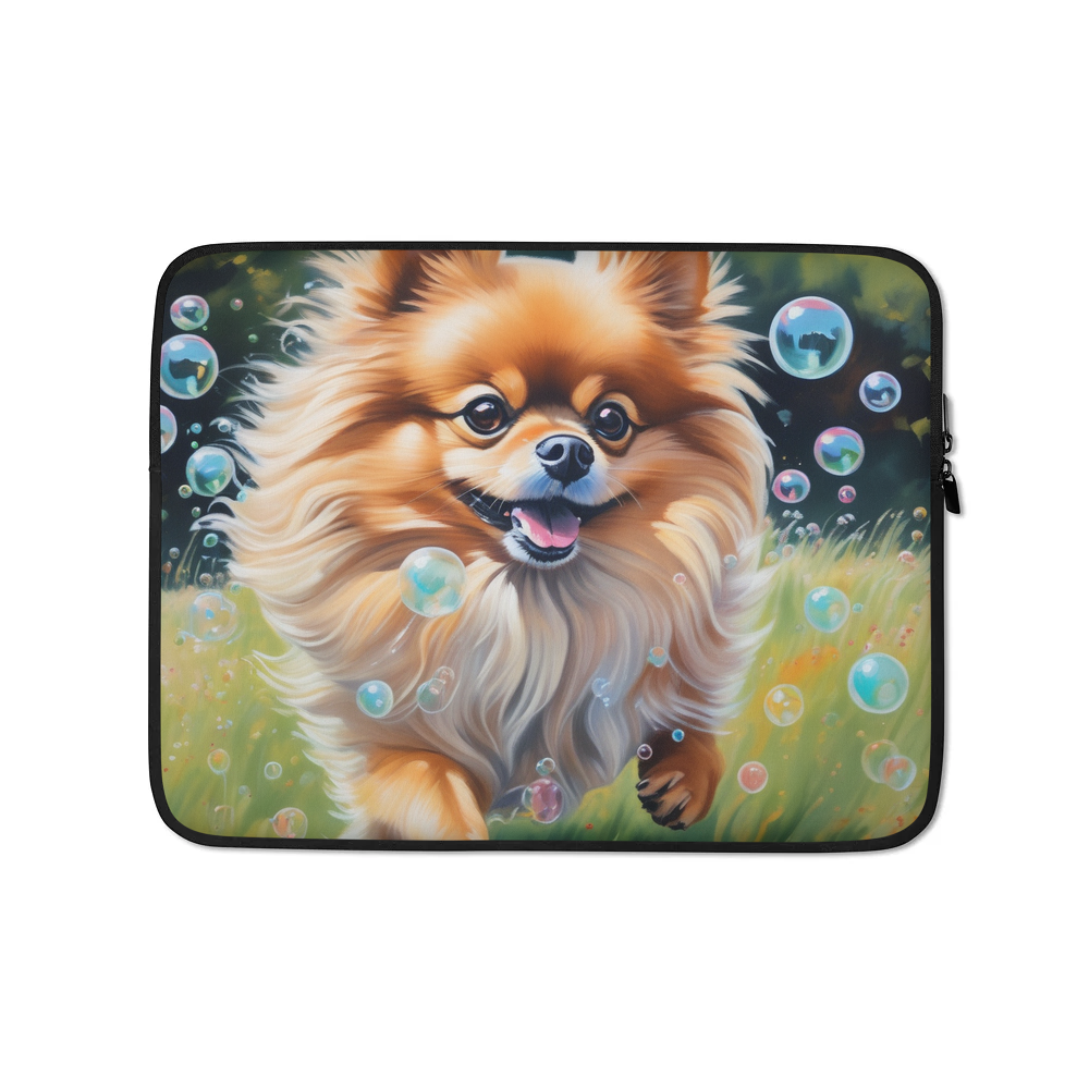 PugMug Custom Tan Pomeranian Laptop Sleeve
