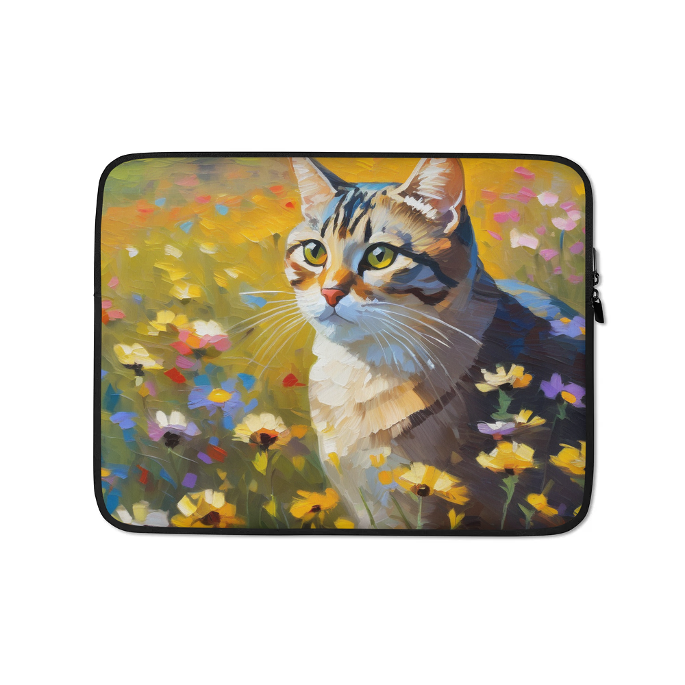 PugMug Custom Tabby American Shorthair Cat Laptop Sleeve