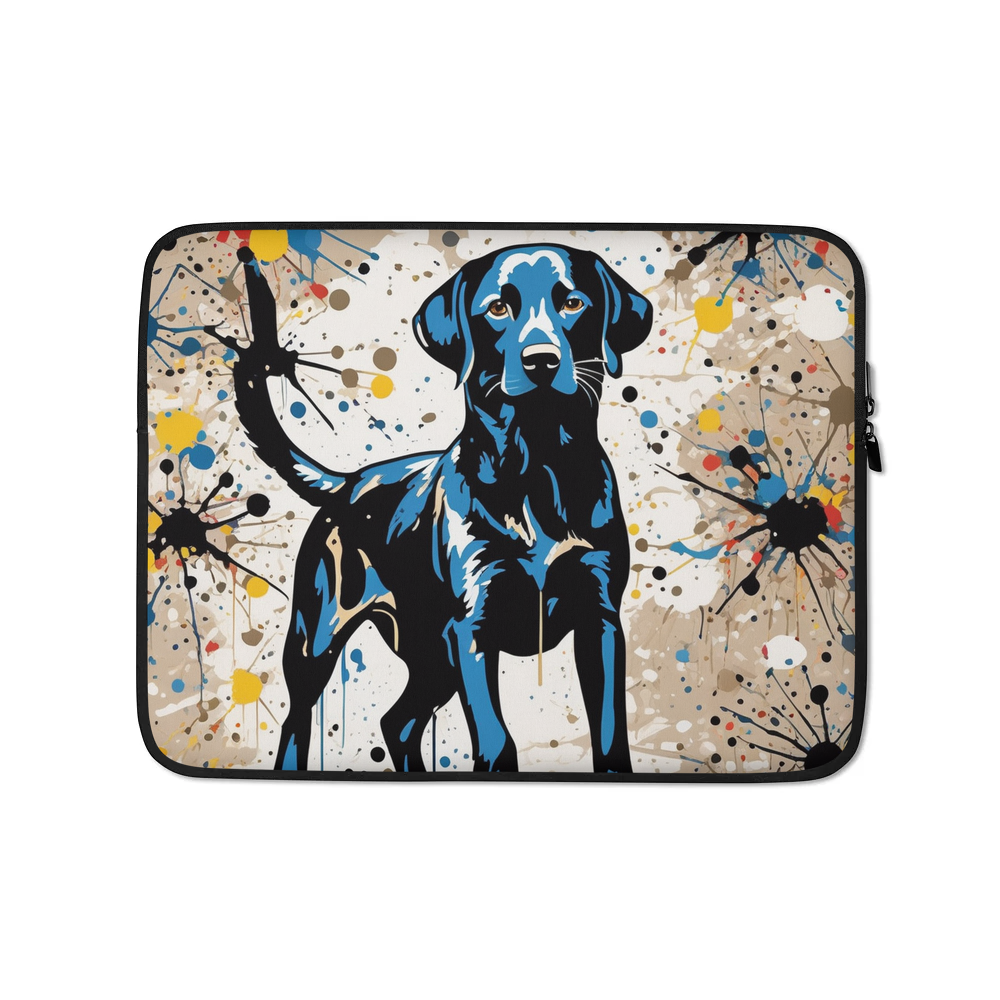 PugMug Custom Black Labrador Retriever Laptop Sleeve