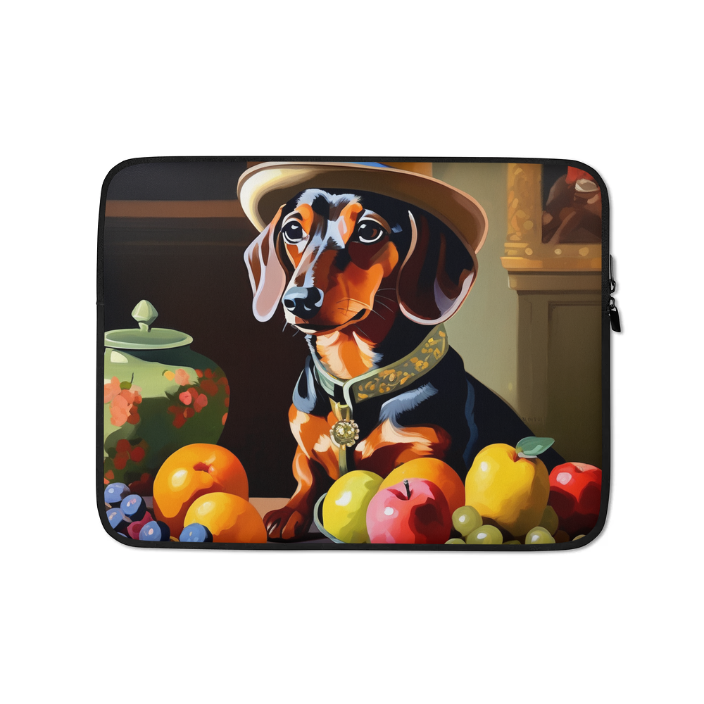PugMug Custom Tan Dachshund Laptop Sleeve