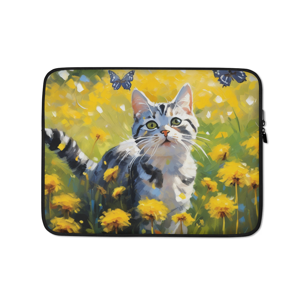 PugMug Custom Tabby American Shorthair Cat Laptop Sleeve
