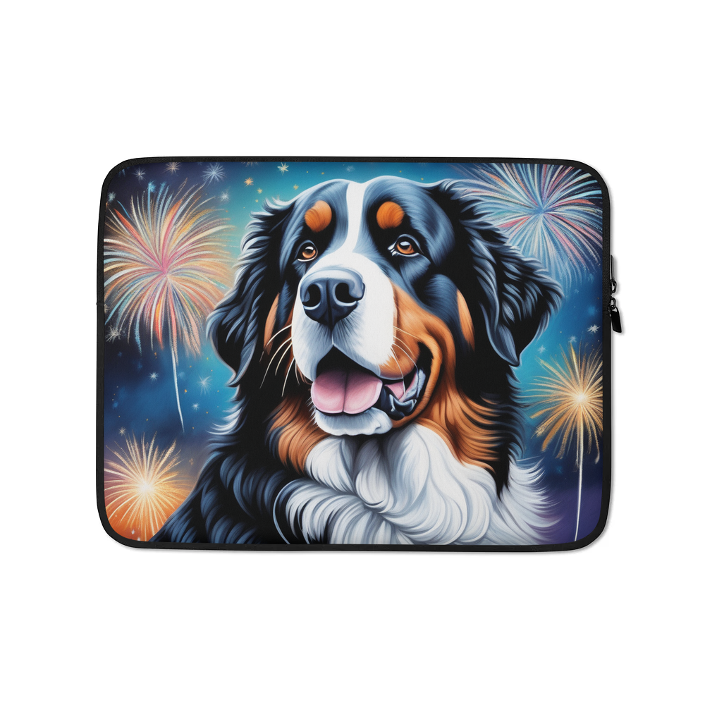 PugMug Custom Bernese Mountain Dog Laptop Sleeve