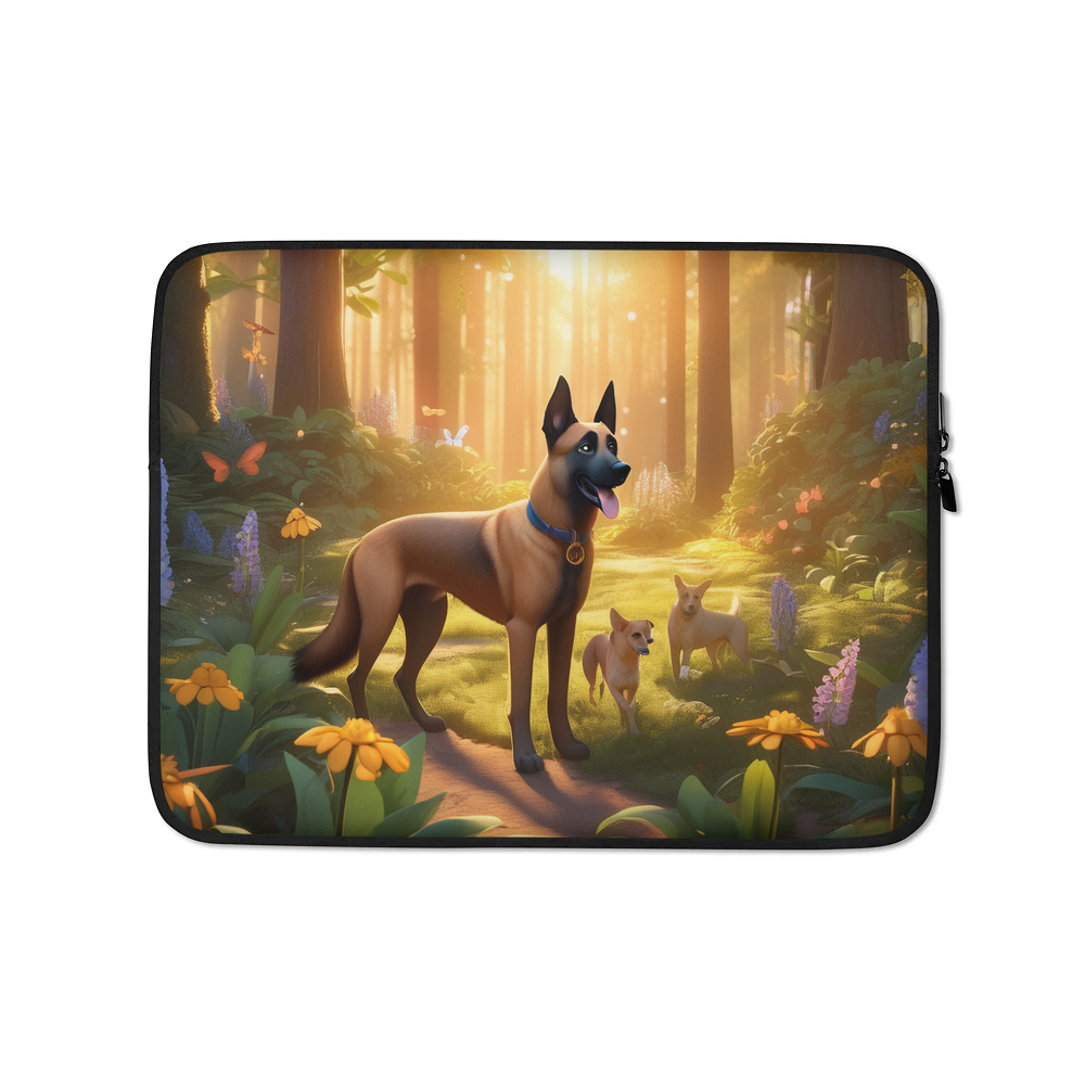 PugMug Custom Belgian Malinois Laptop Sleeve