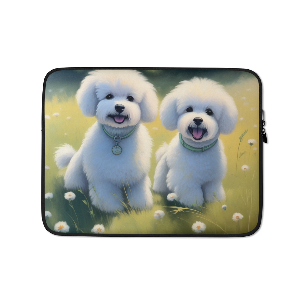 PugMug Custom Bichons Frise Laptop Sleeve