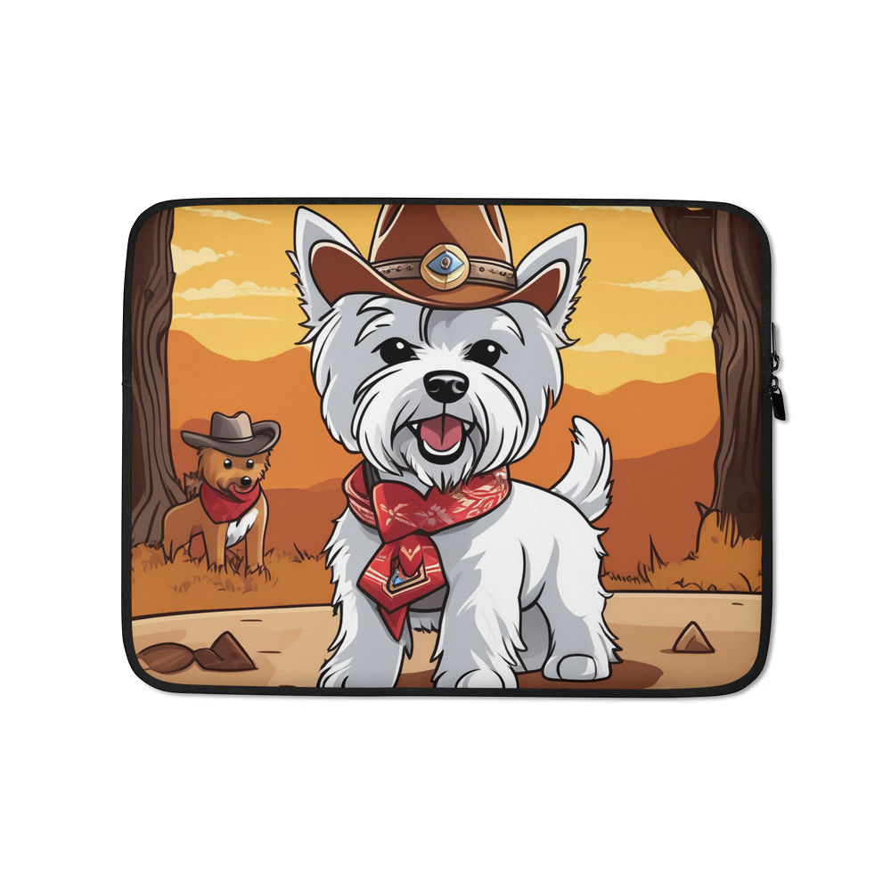 PugMug Custom West Highland White Terrier Laptop Sleeve