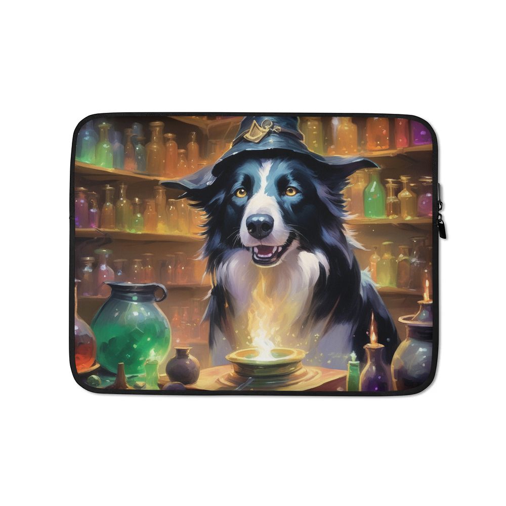 PugMug Custom Border Collie Laptop Sleeve