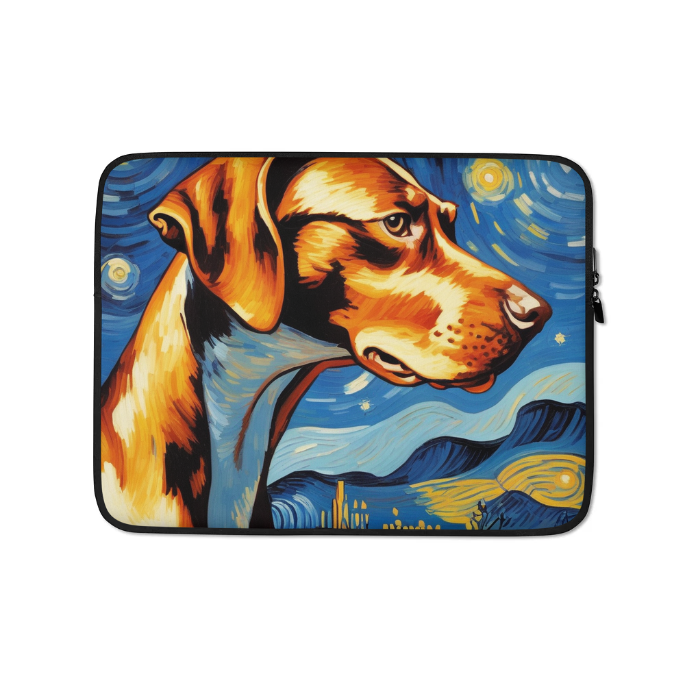 PugMug Custom Pointer Dog Laptop Sleeve