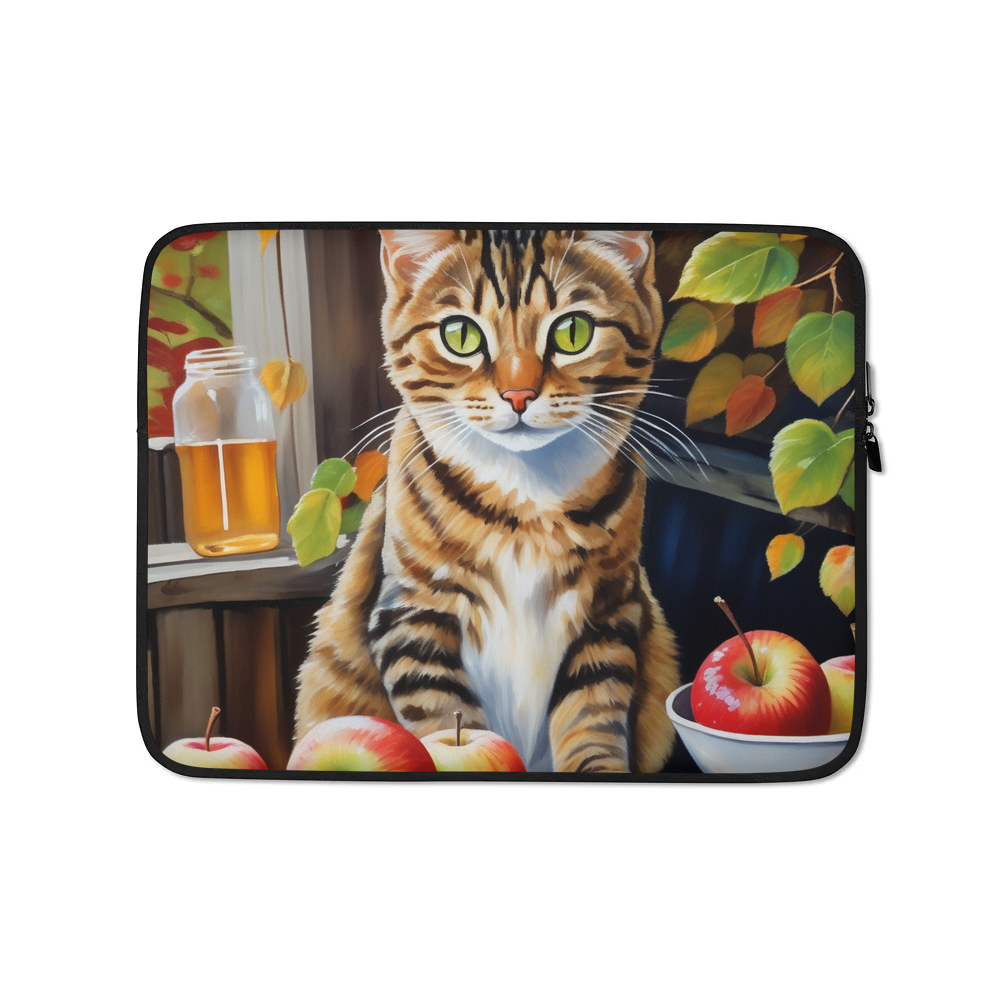 PugMug Custom Tabby Companion Cat Laptop Sleeve