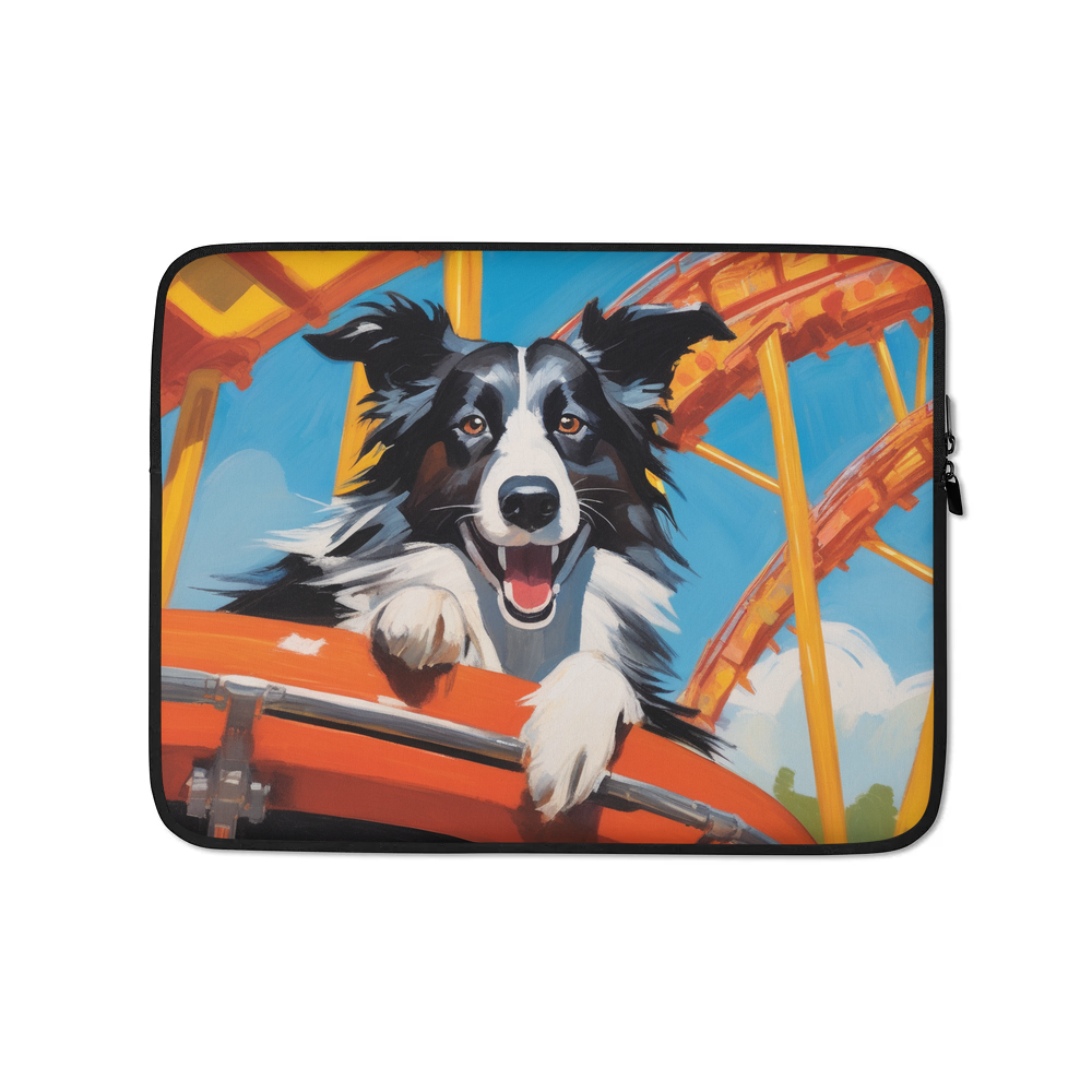 PugMug Custom Border Collie Laptop Sleeve
