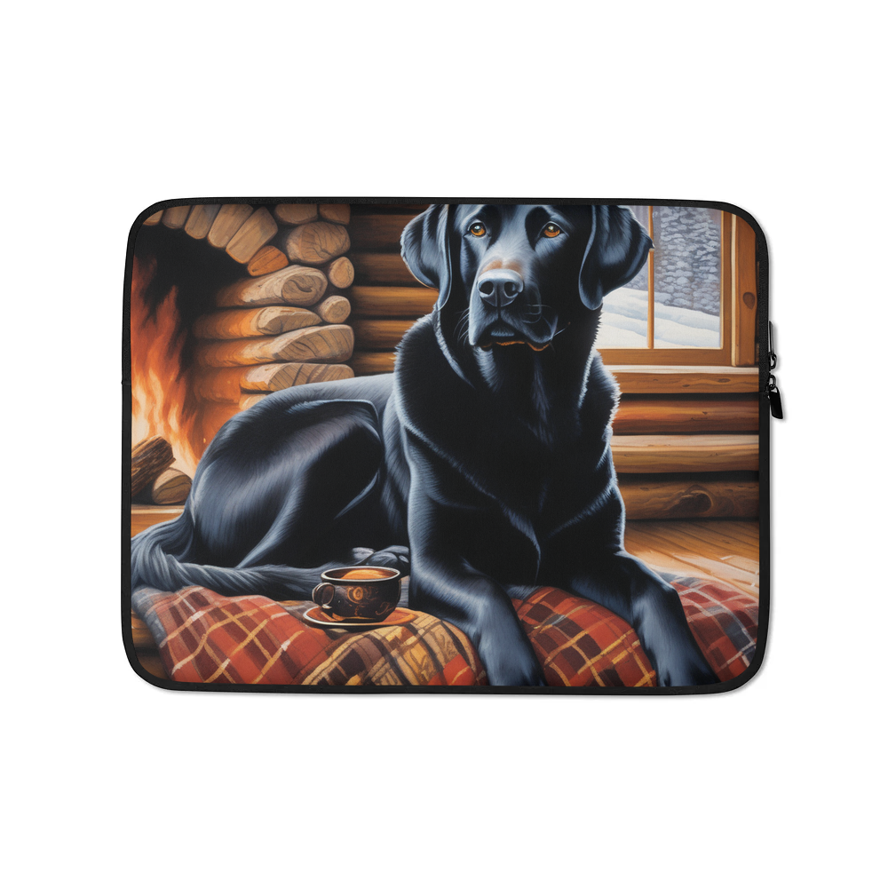 PugMug Custom Black Labrador Retriever Laptop Sleeve