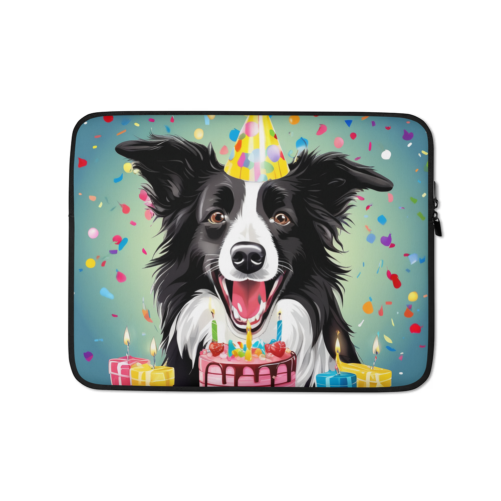 PugMug Custom Border Collie Laptop Sleeve