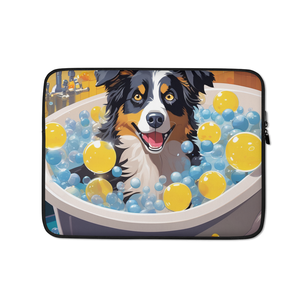 PugMug Custom Australian Shepherd Dog Laptop Sleeve