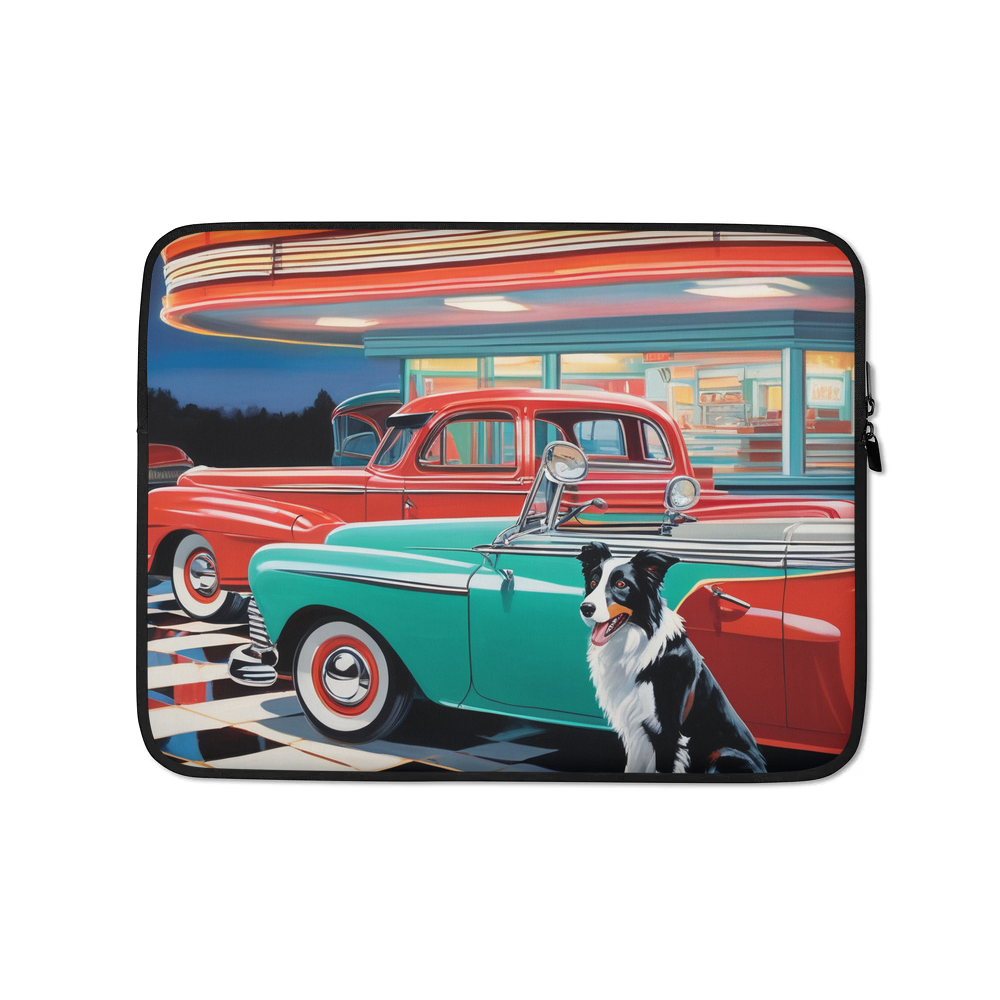 PugMug Custom Border Collie Laptop Sleeve