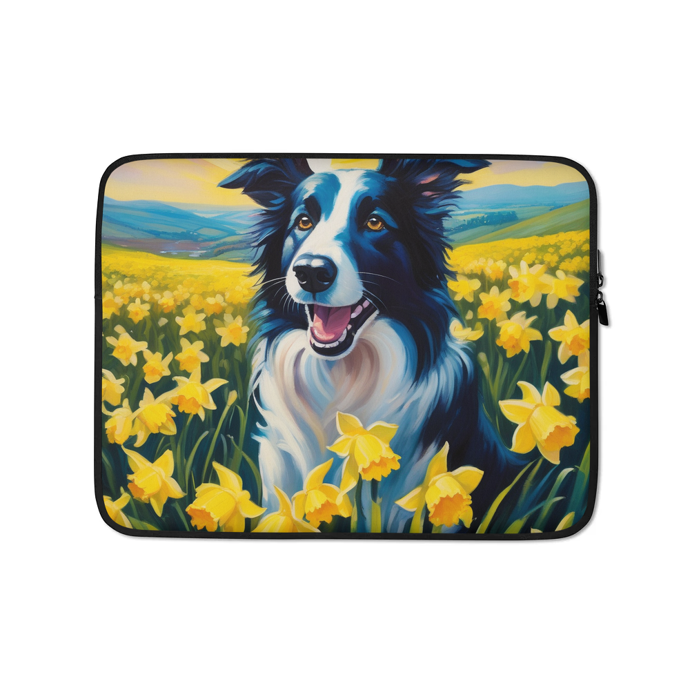 PugMug Custom Border Collie Laptop Sleeve
