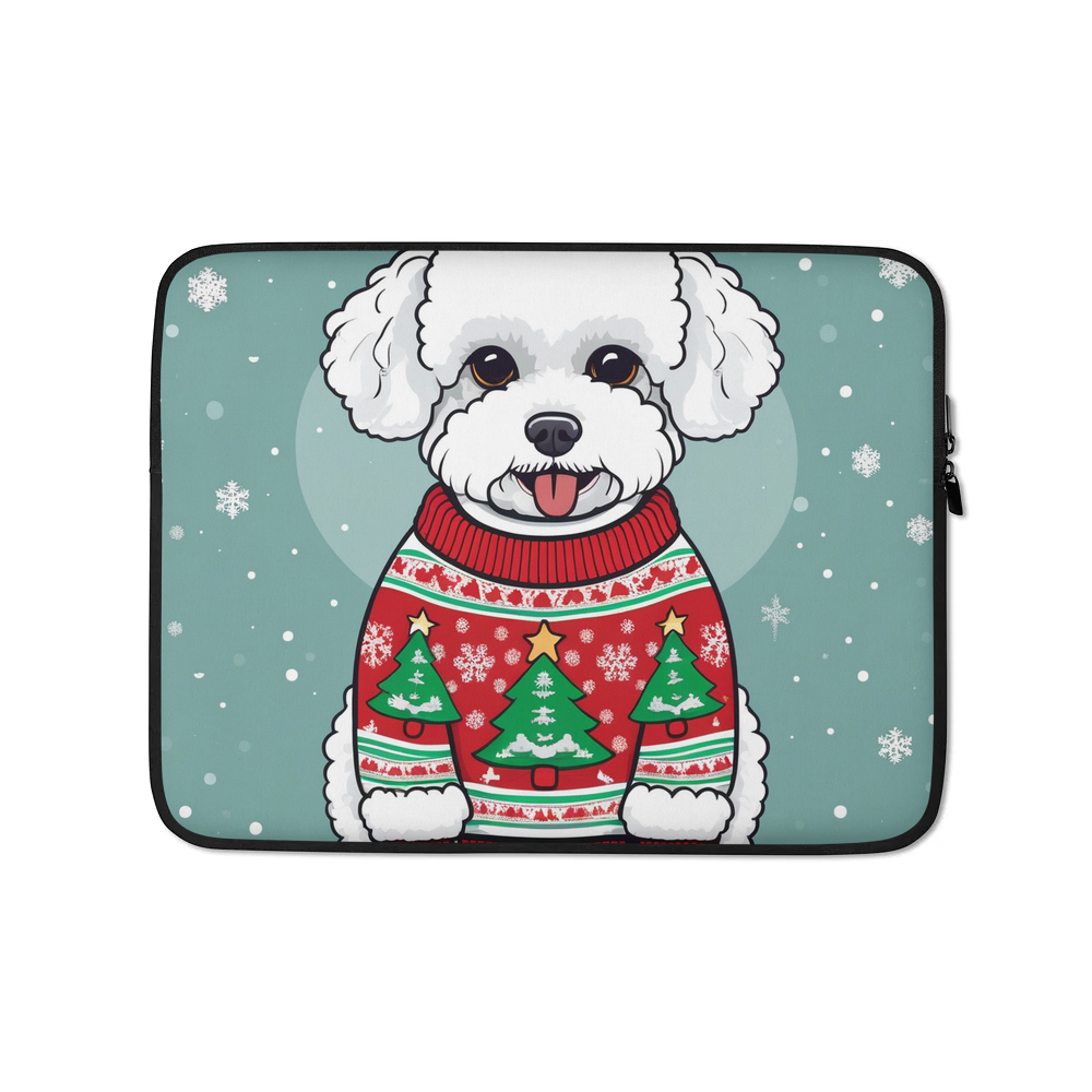 PugMug Custom Bichons Frise Laptop Sleeve
