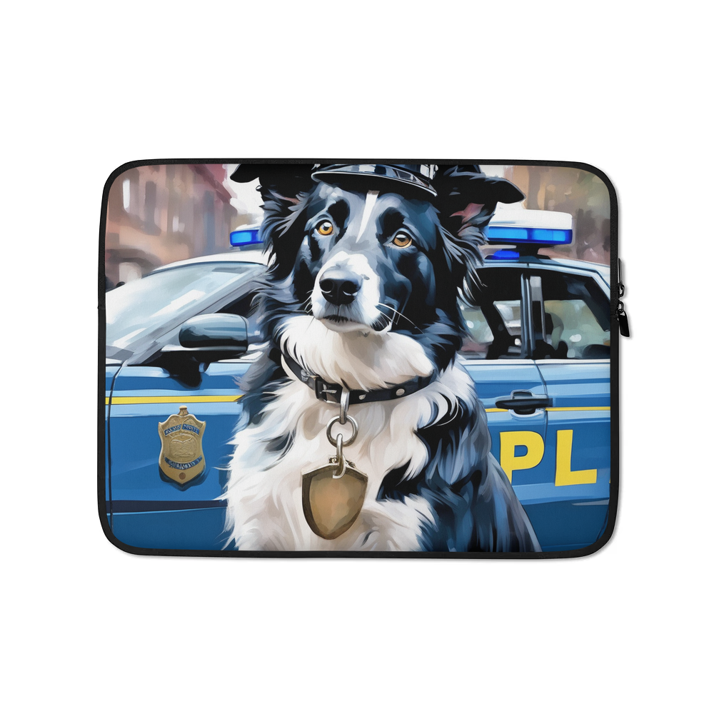 PugMug Custom Border Collie Laptop Sleeve