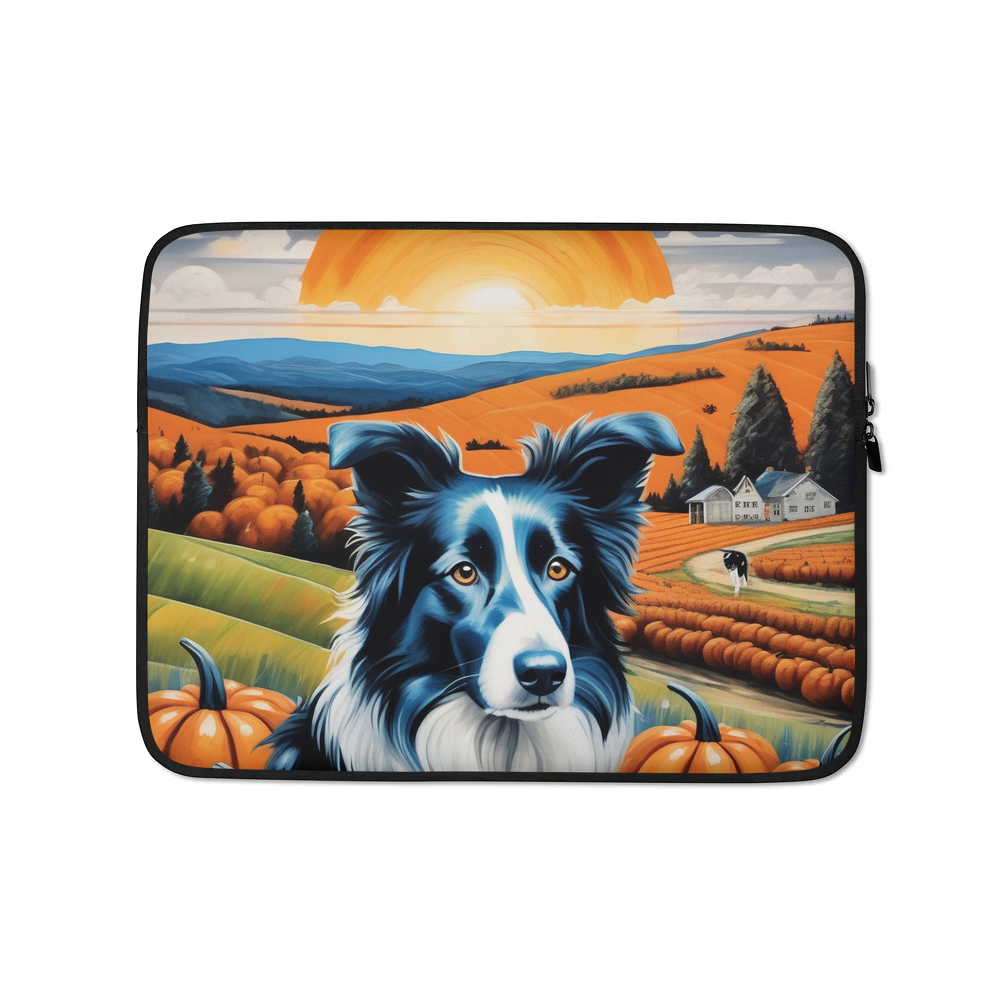 PugMug Custom Border Collie Laptop Sleeve