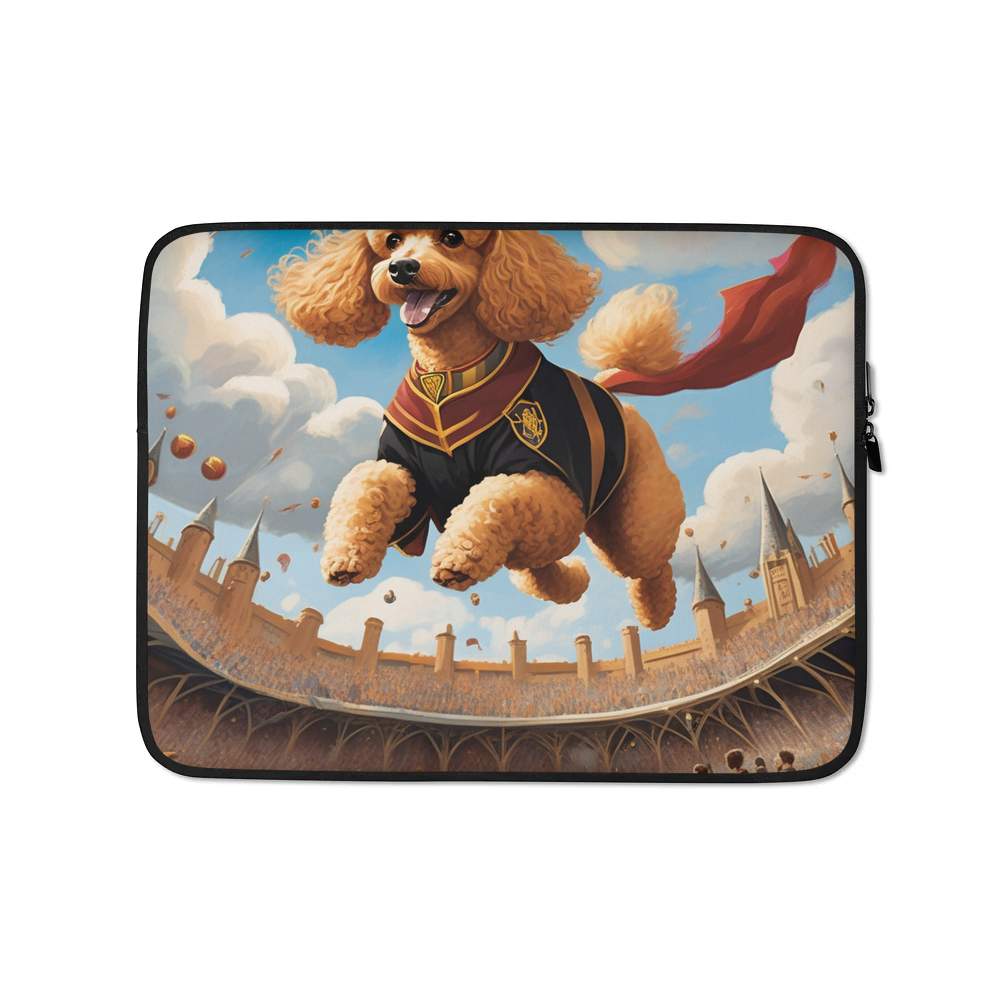 PugMug Custom Tan Poodle Laptop Sleeve