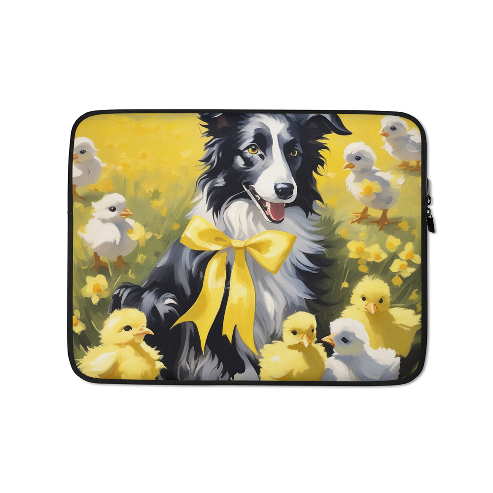 PugMug Custom Border Collie Laptop Sleeve