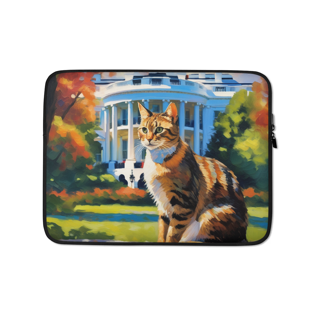 PugMug Custom Tabby Companion Cat Laptop Sleeve