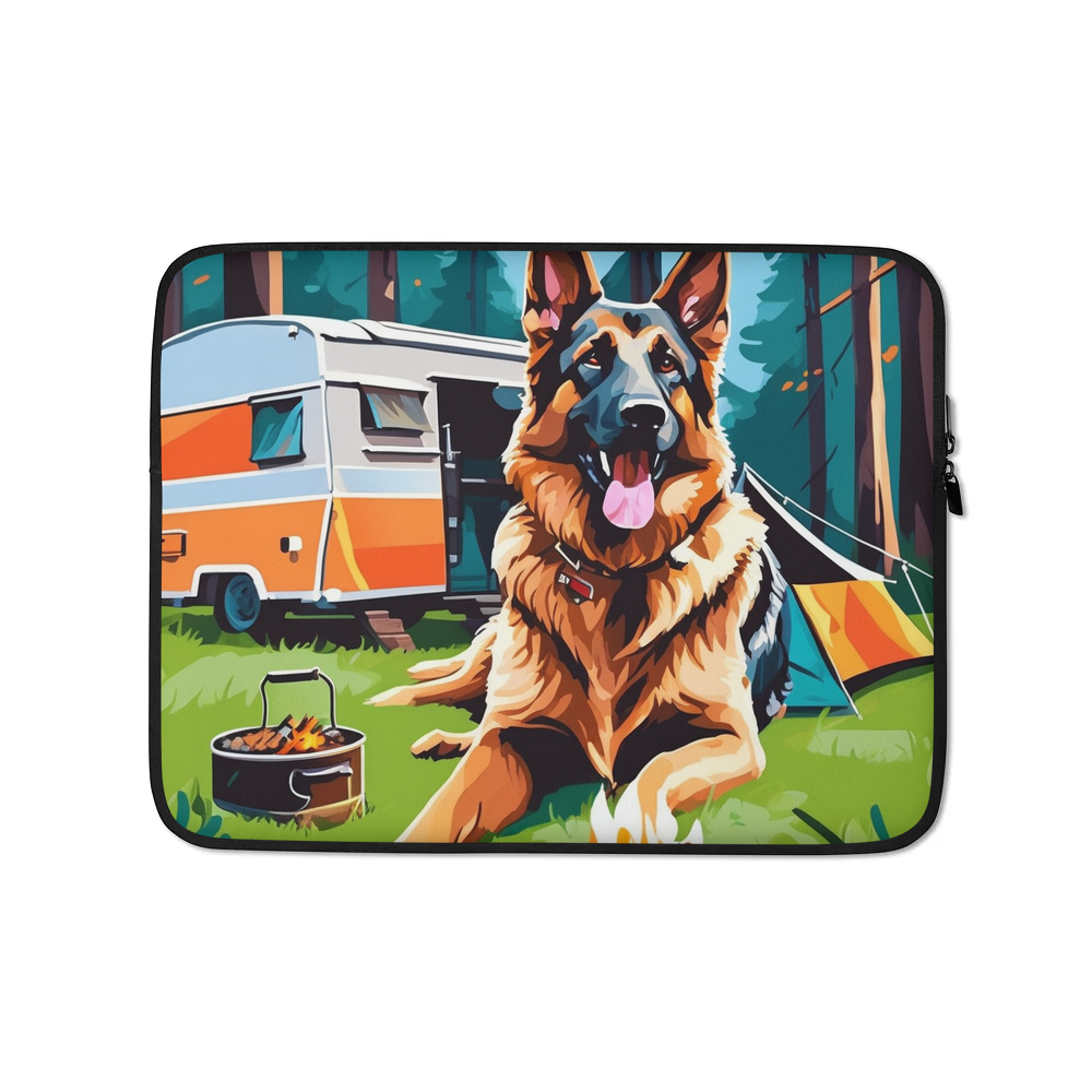 PugMug Custom German Shepherd Dog Laptop Sleeve