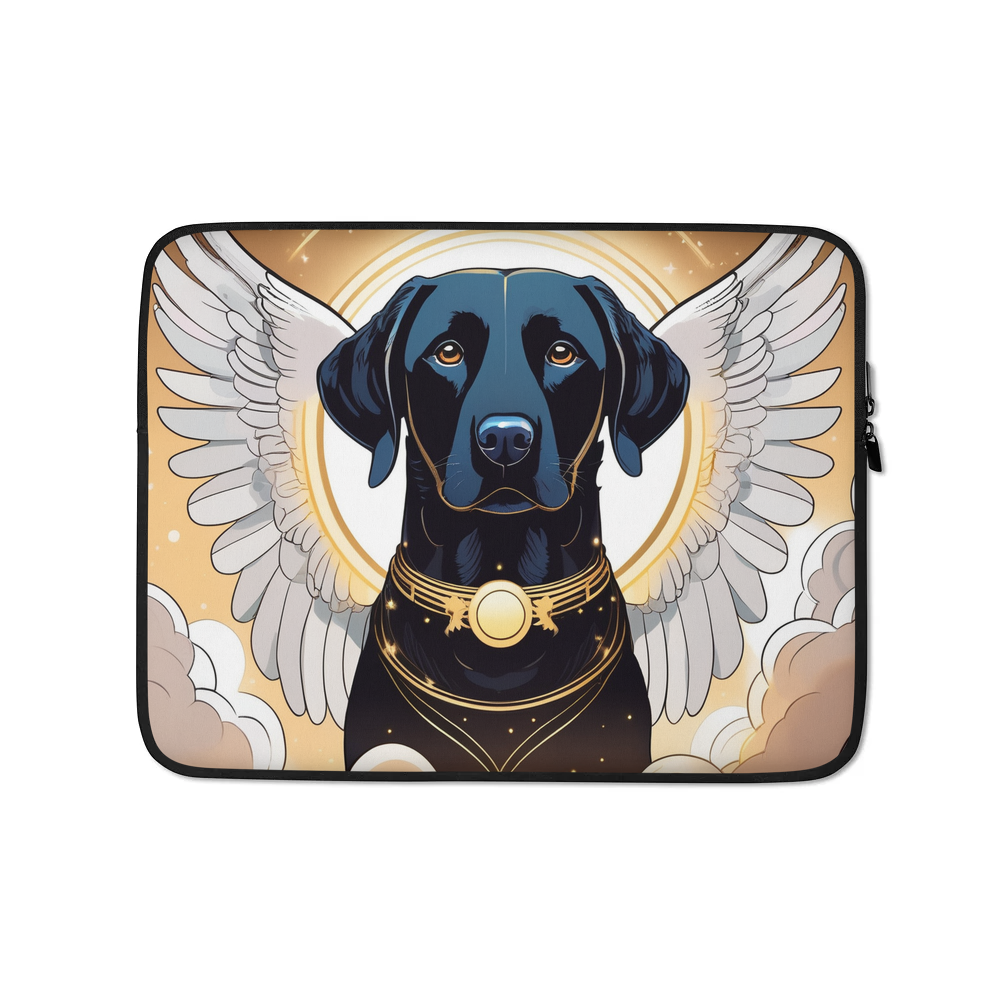 PugMug Custom Black Labrador Retriever Laptop Sleeve