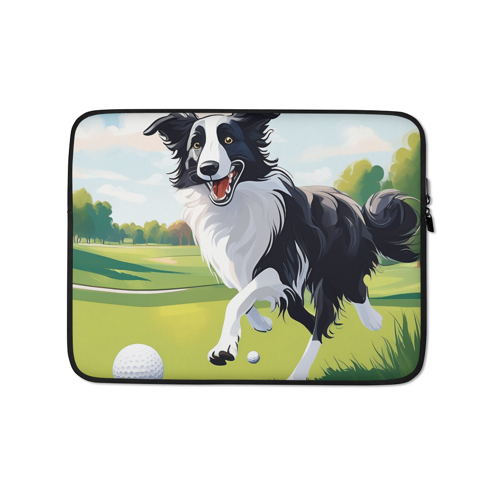 PugMug Custom Border Collie Laptop Sleeve