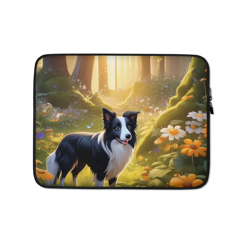 PugMug Custom Border Collie Laptop Sleeve