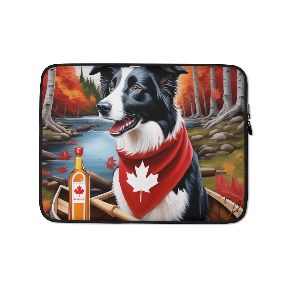 PugMug Custom Border Collie Laptop Sleeve