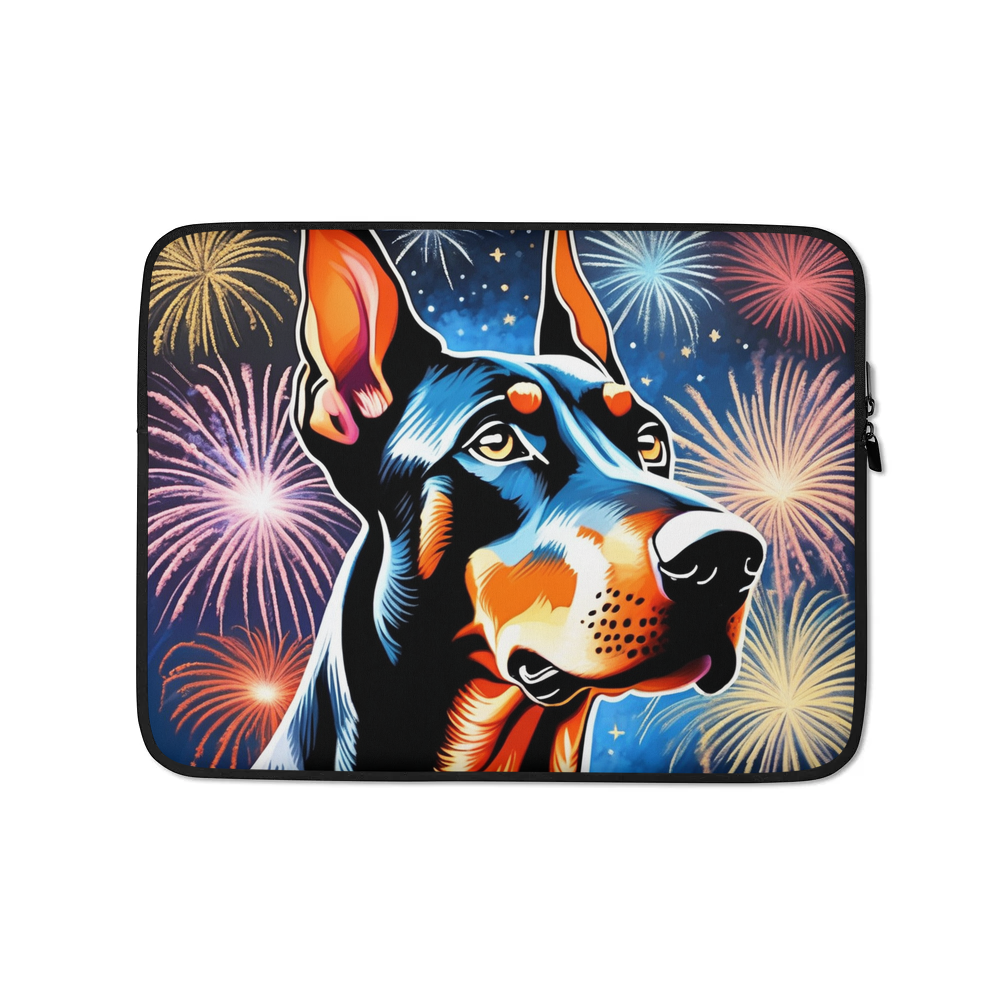 PugMug Custom Doberman Pinscher Laptop Sleeve