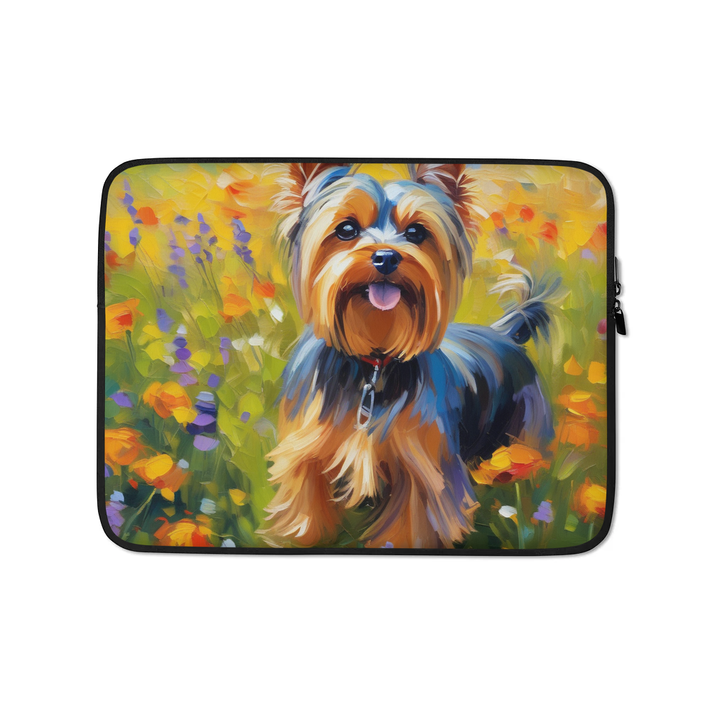 PugMug Custom Yorkshire Terrier Laptop Sleeve