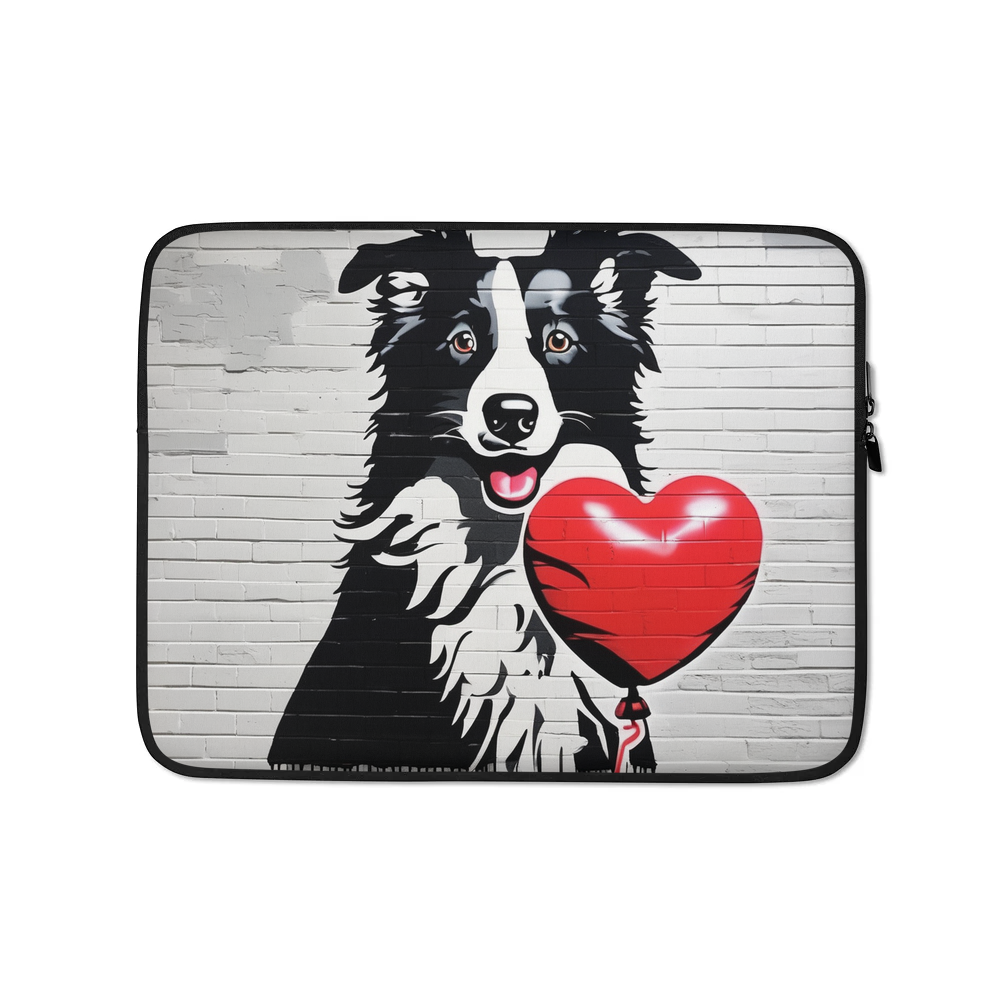 PugMug Custom Border Collie Laptop Sleeve