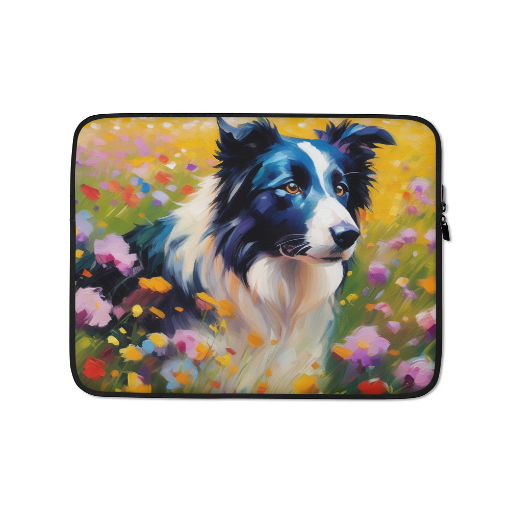 PugMug Custom Border Collie Laptop Sleeve