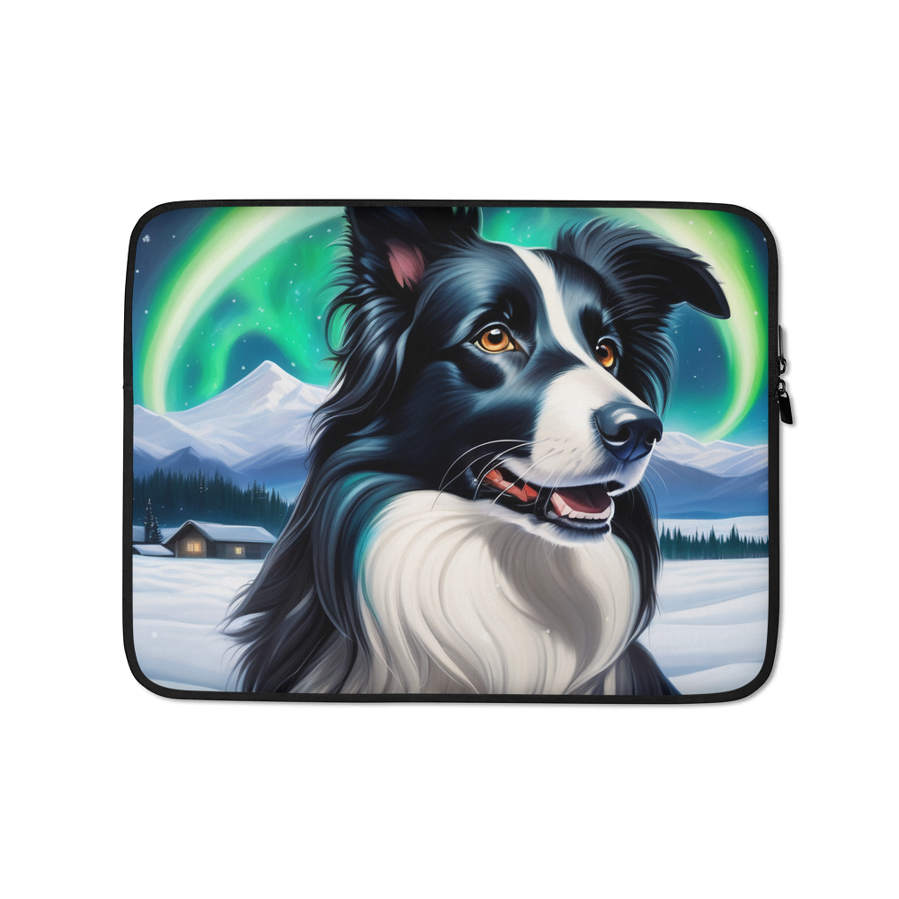 PugMug Custom Border Collie Laptop Sleeve