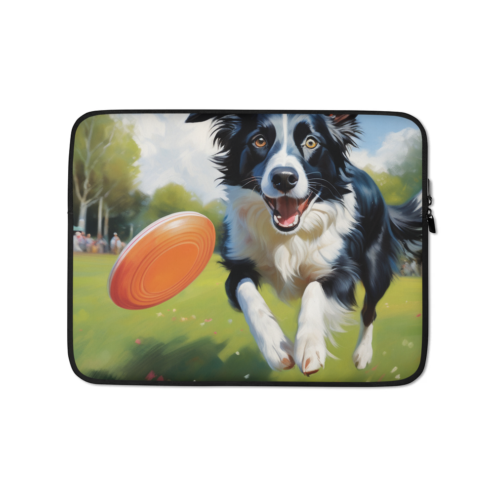 PugMug Custom Border Collie Laptop Sleeve